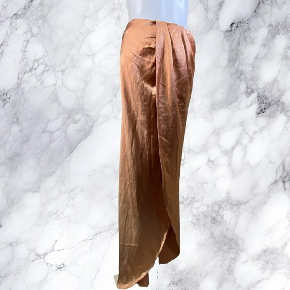Line & Dot Lisa Midi Skirt - Ginger - Picture 9 of 12